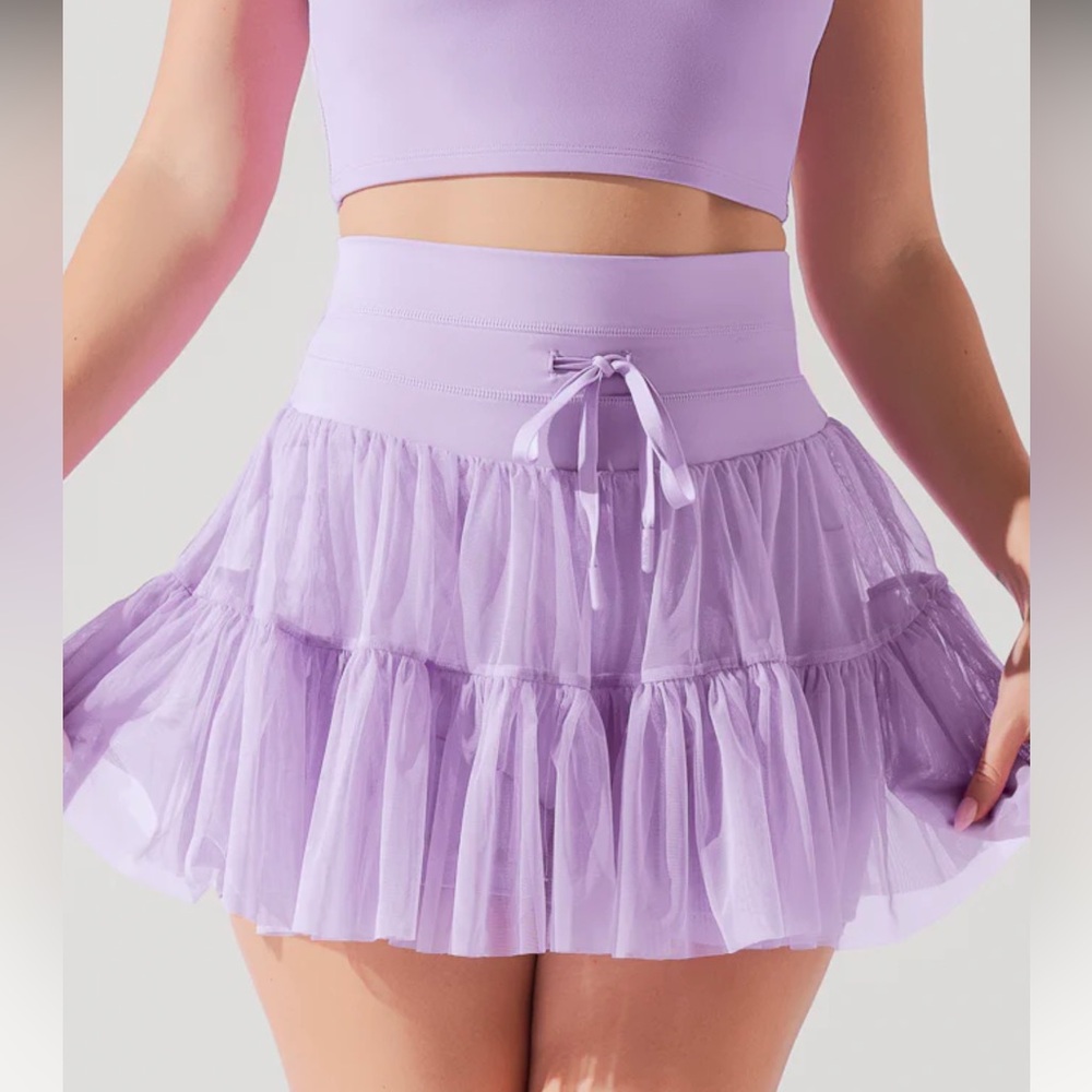 Lavender Popflex Skort